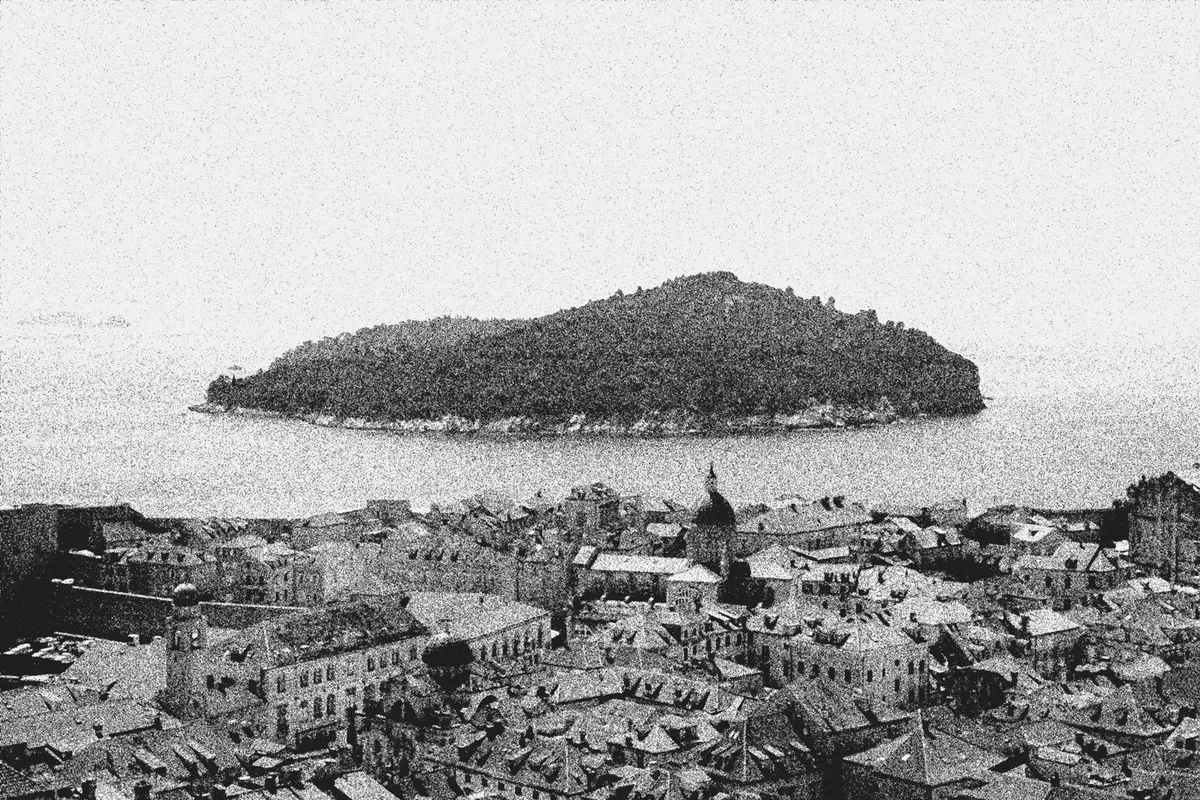 B&W Grain Photo Effect