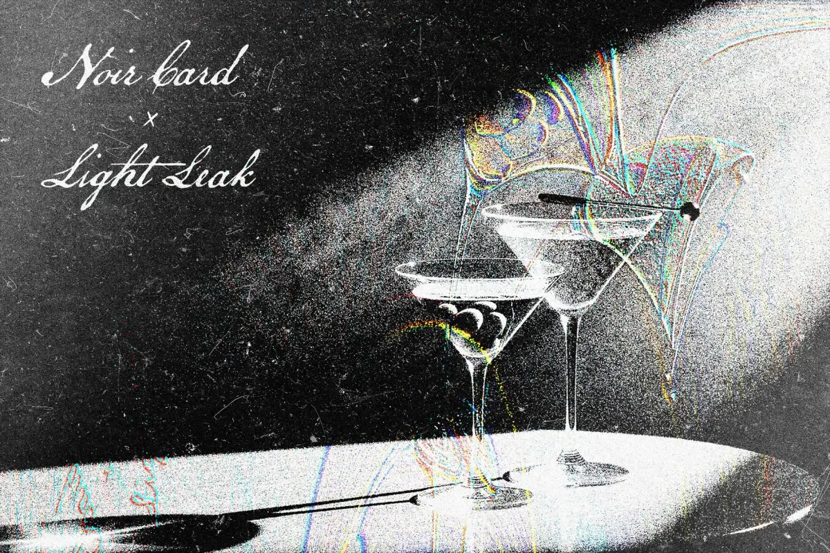Noir Light Leak Photo Effect