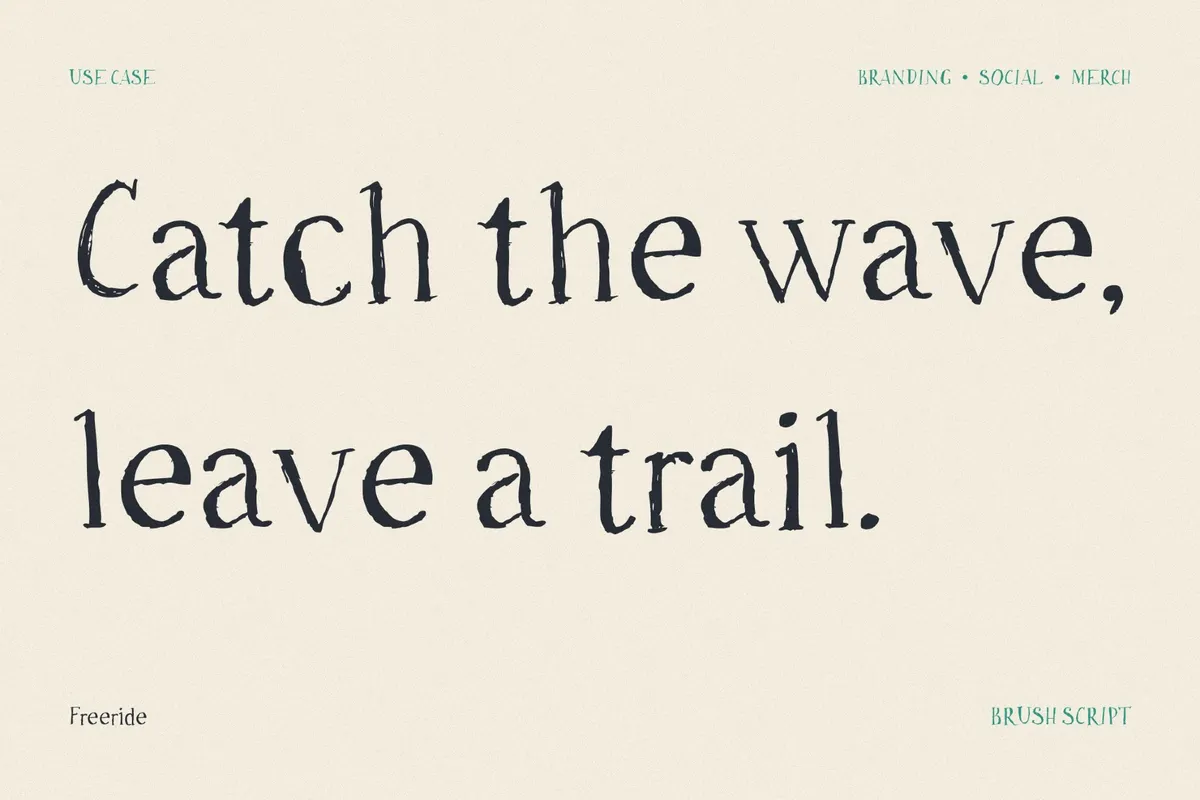 Freeride Grunge Serif