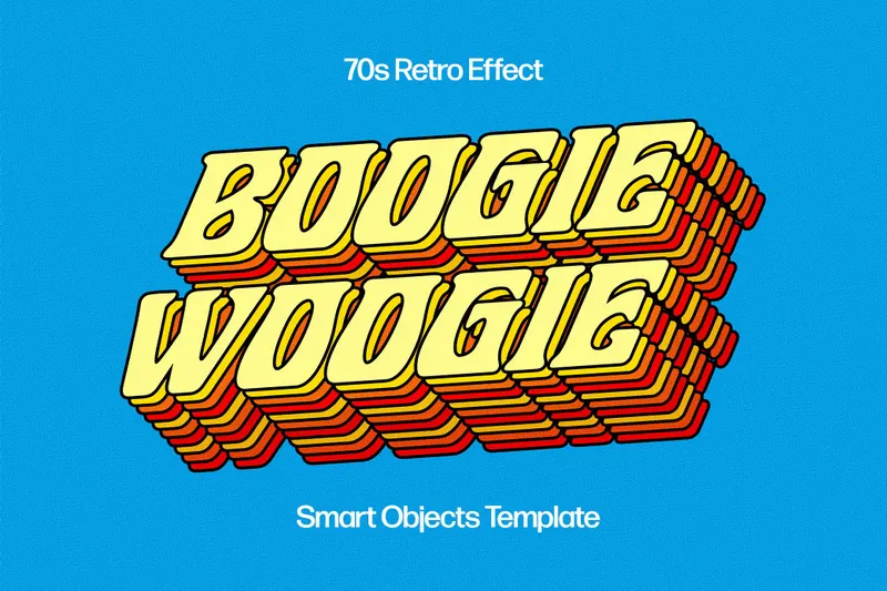 Playful Retro Text Effect