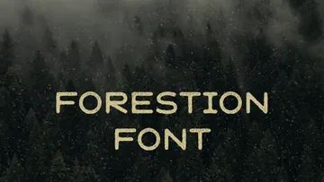 Forestion Display Font
