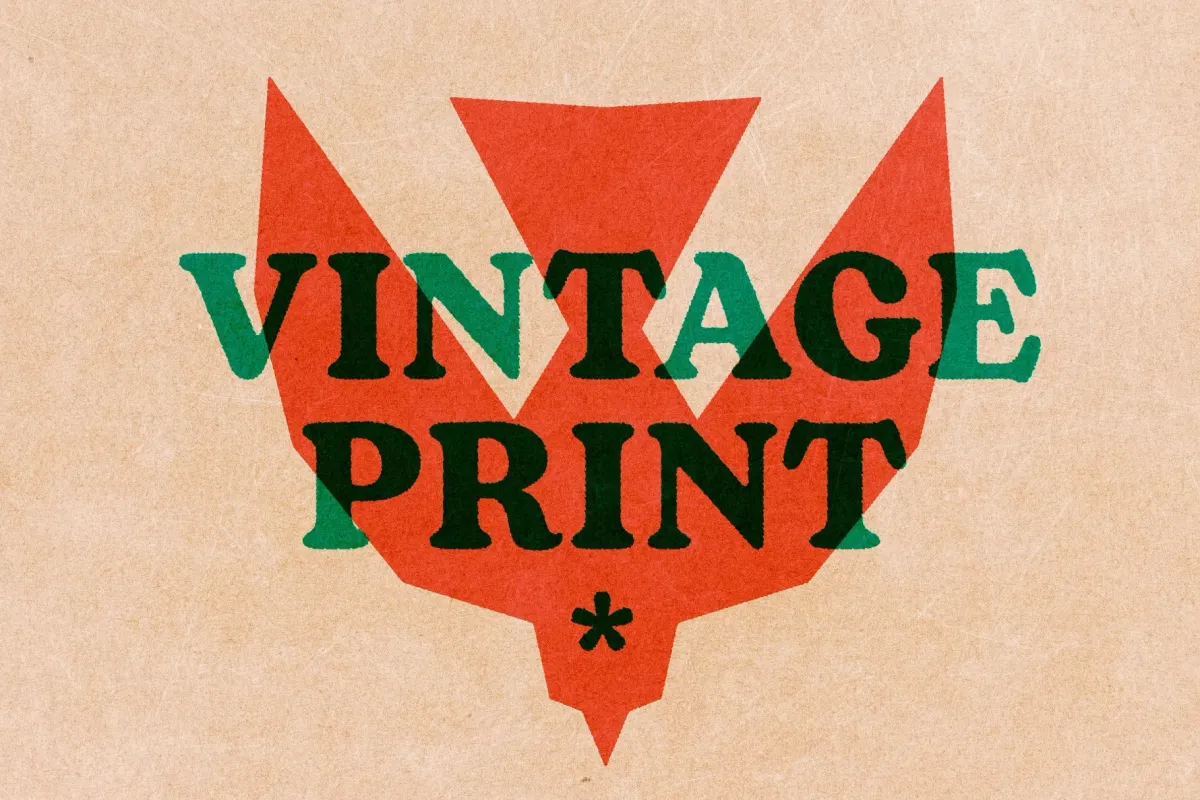Vintage Overprint Effect