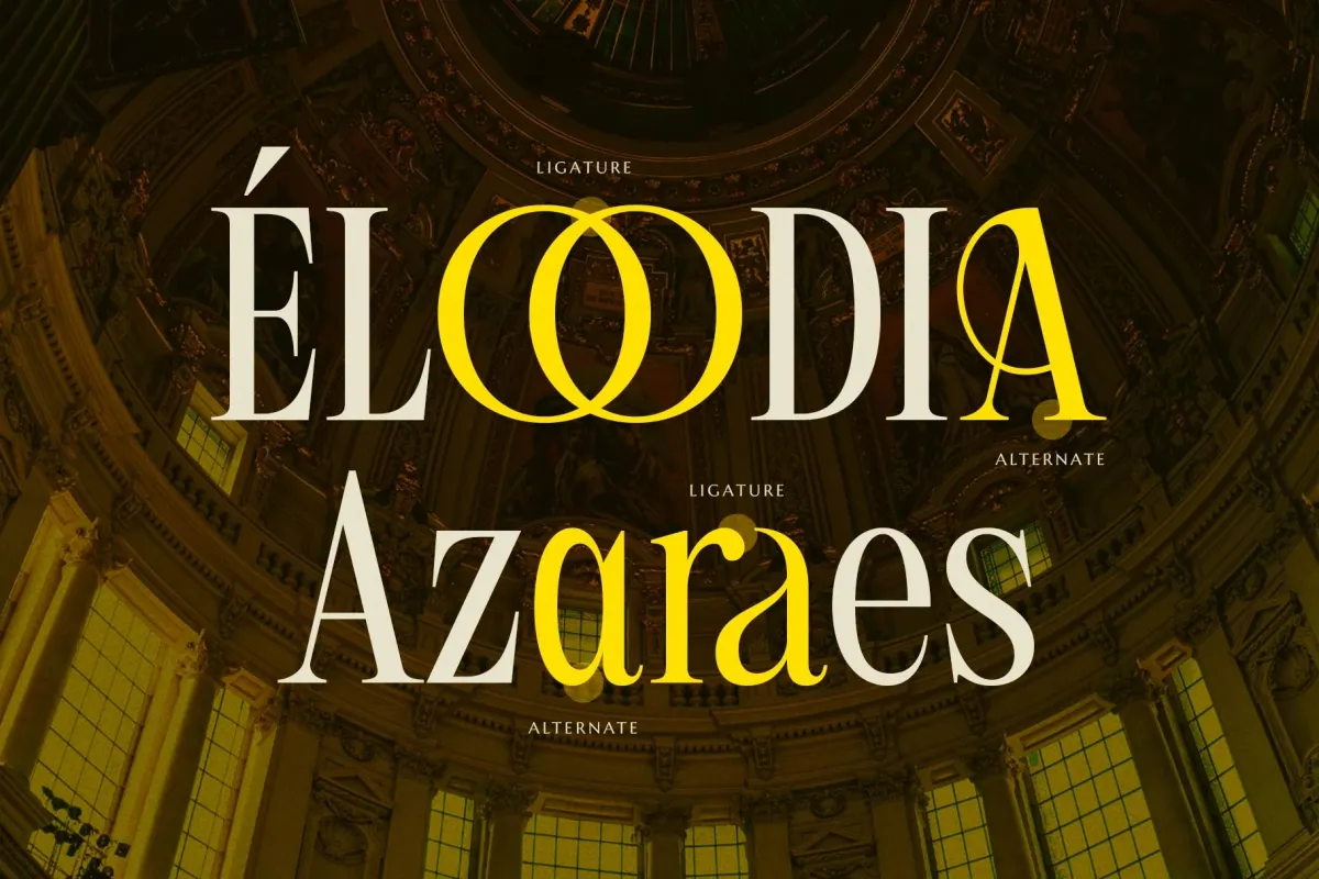 Aglio Picasso - Vintage Serif Display Font