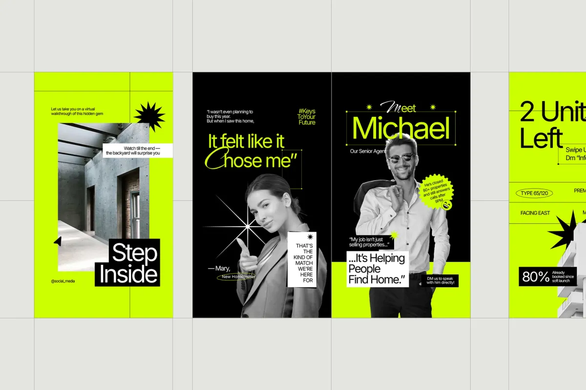 Real Estate Instagram Pack - Canva Template