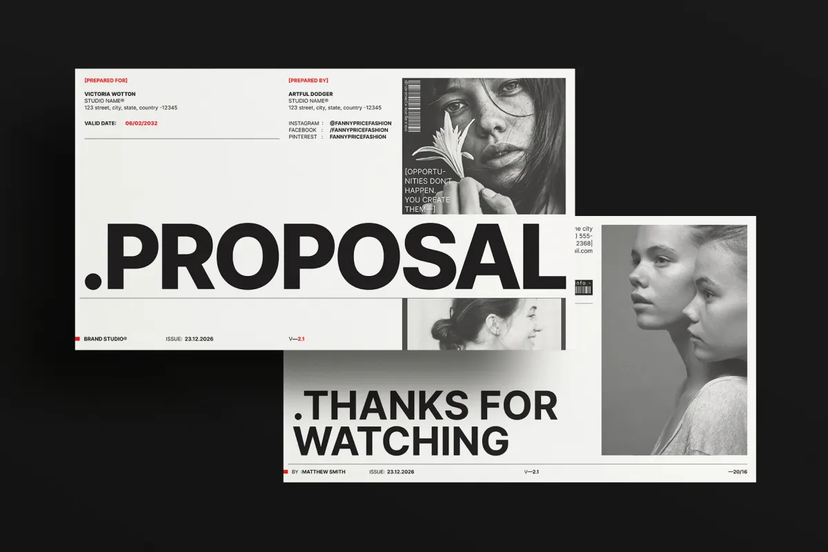 Proposal Presentation Template