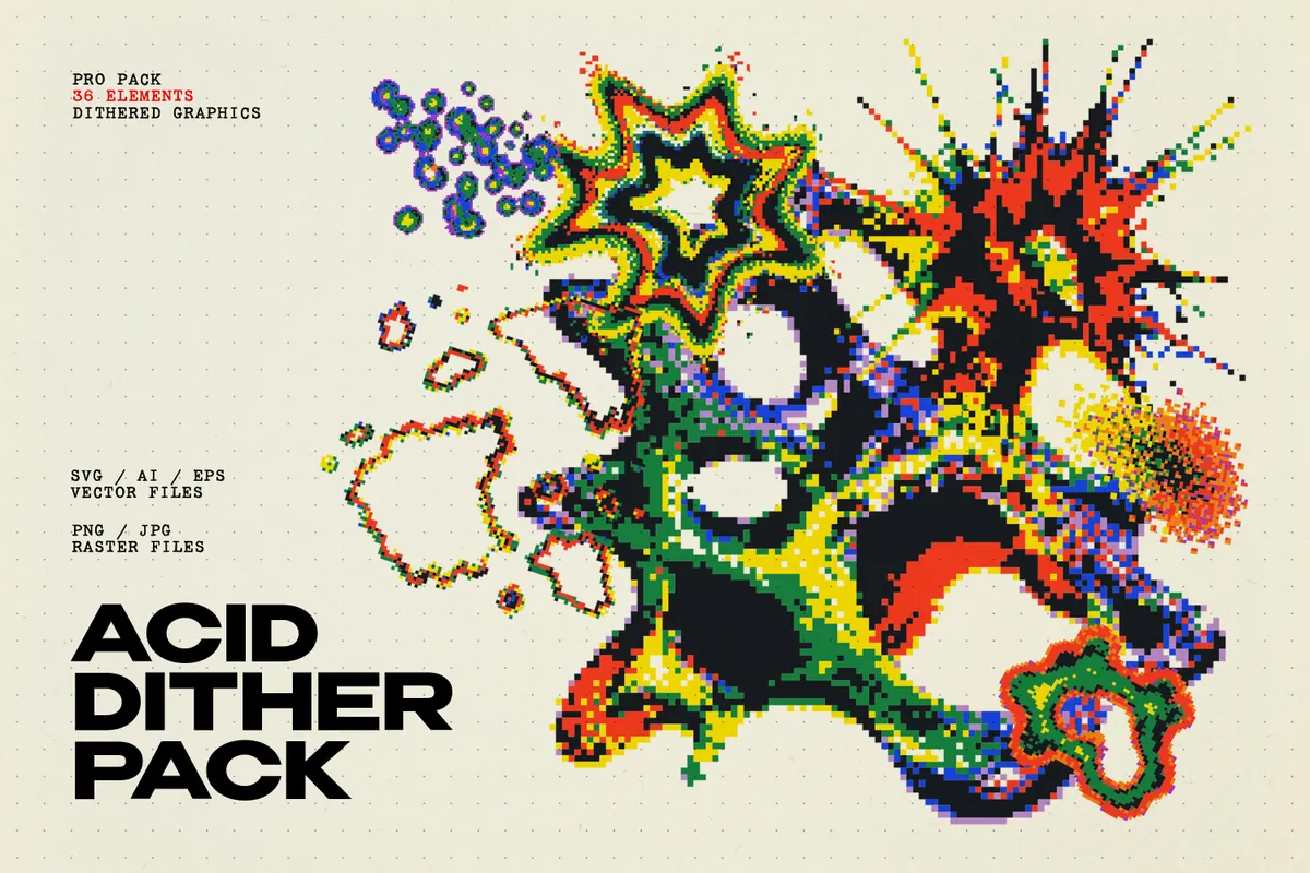 Acid Dither Shapes