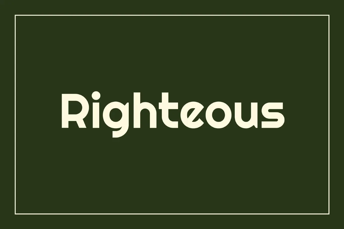 Righteous Retro Font