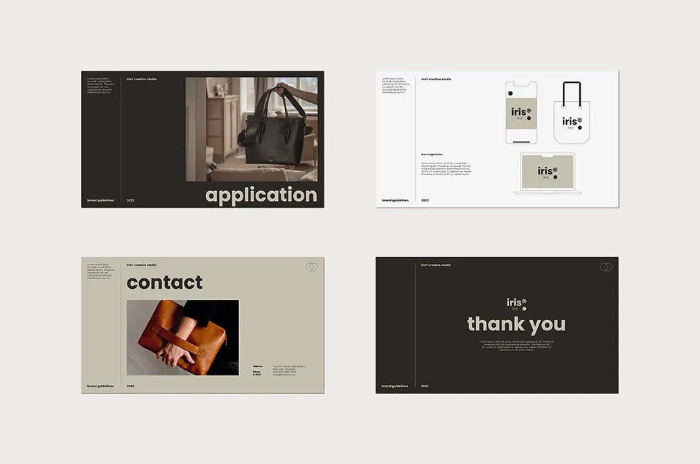 Iris Brand Guidelines — PowerPoint Template
