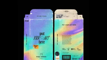 Distressed VHS Sleeve Mockup