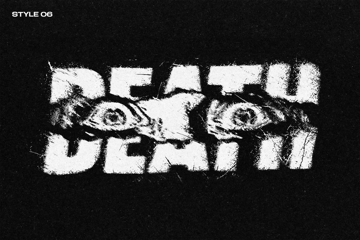 Dust Distortion Text & Logo Effect