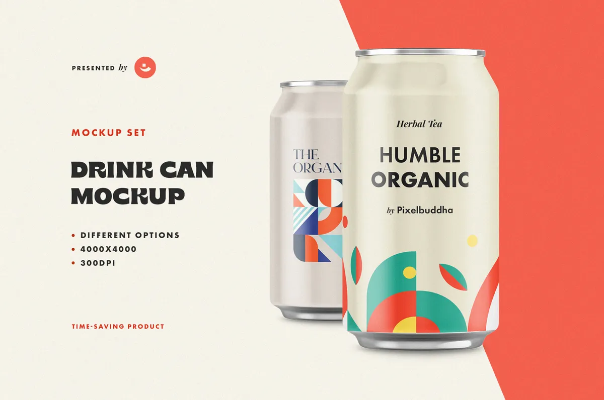 Aluminium Can Mockup