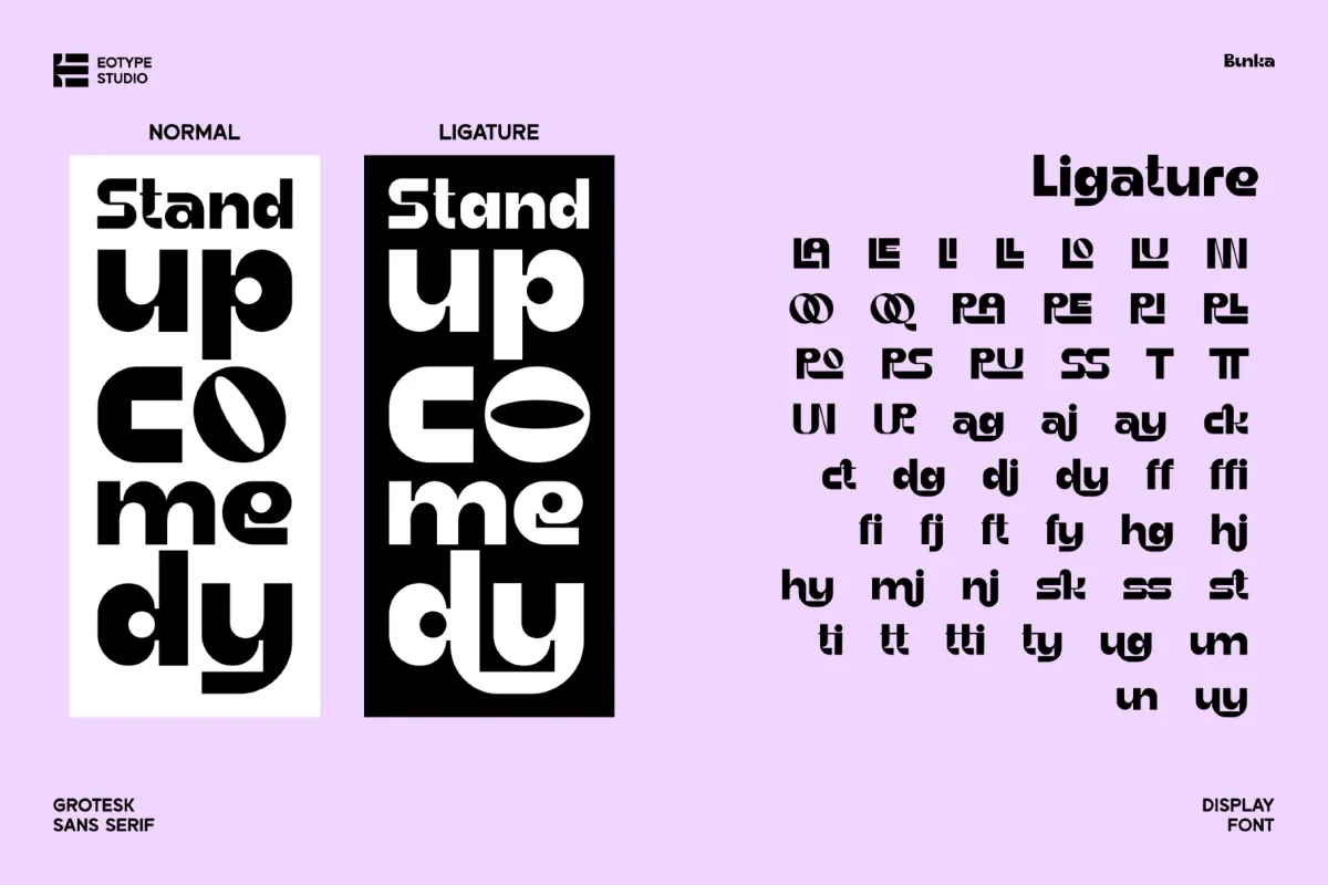 Bunka - Modern Geometric Sans Serif Font