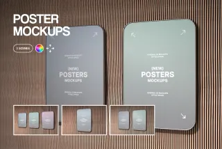Angled Poster Mockups