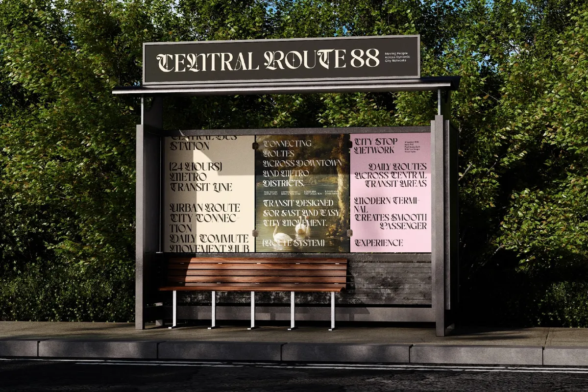 Choire - Blackletter Pixel Display Font