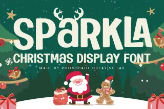 Sparkla – Christmas Holiday Display Font