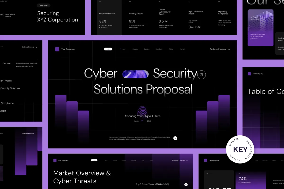 Cyber Security Proposal Keynote Template