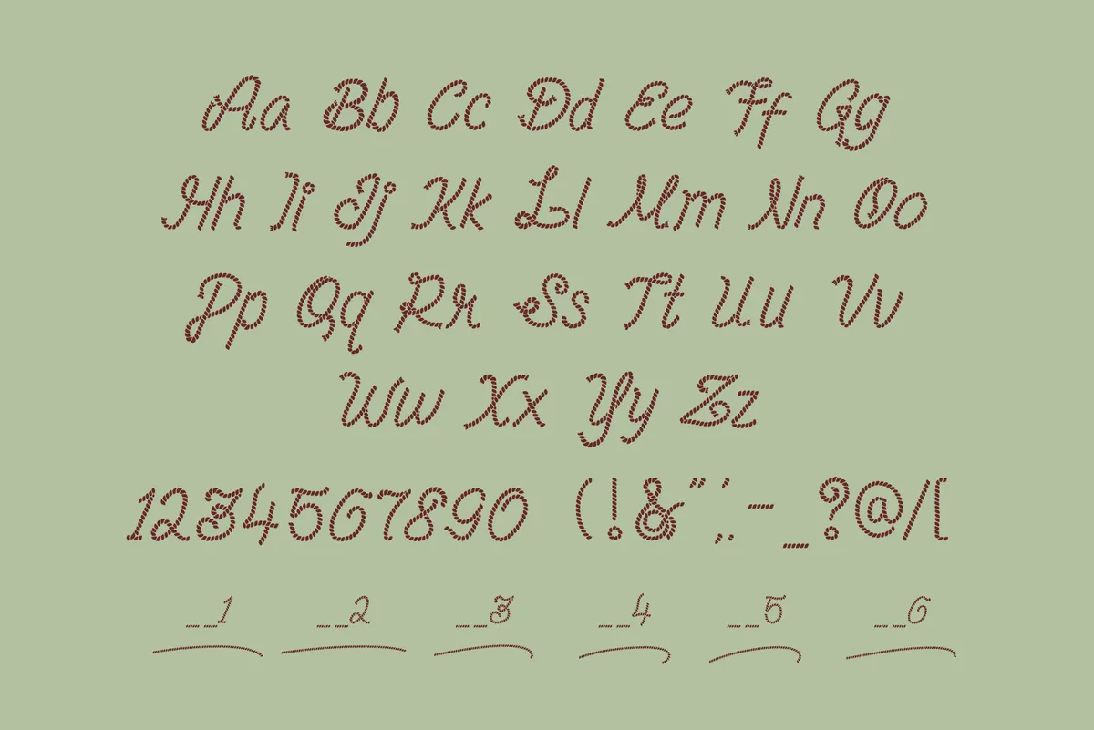 Western Rope - Western Script Font