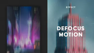 Defocus Motion Effect for Posters