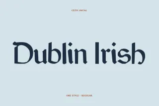 Dublin Irish Font