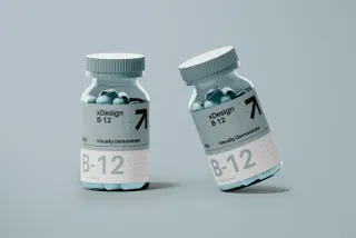 Transparent Pill Bottle Mockup