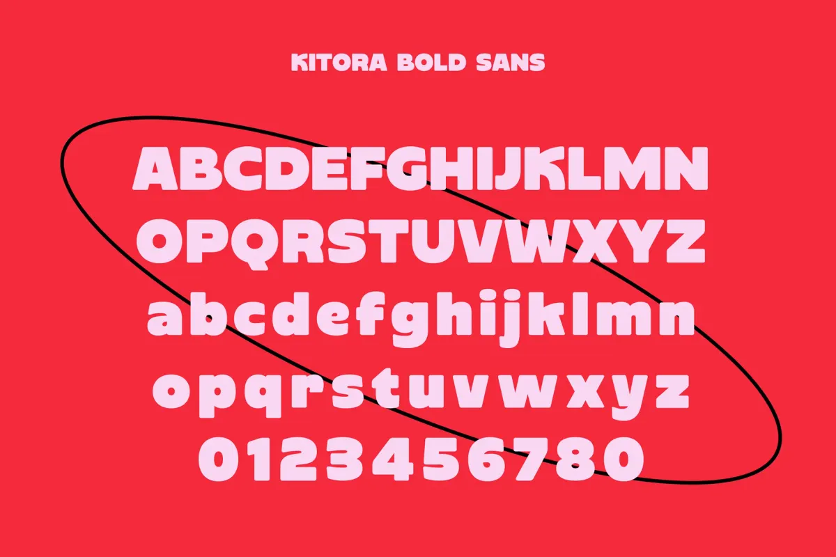 Kitora - Bold Rounded Display Font
