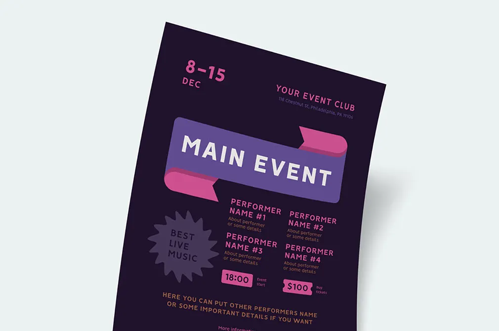 Cover-All Poster Template