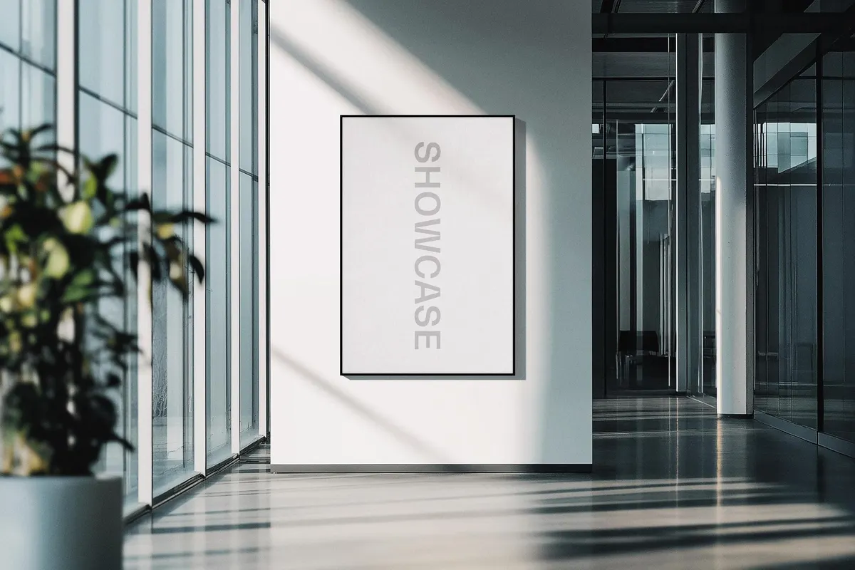 Office Poster Mockup