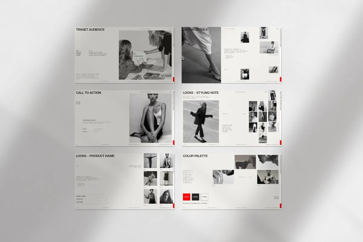 RUBE - LookBook Presentation Template