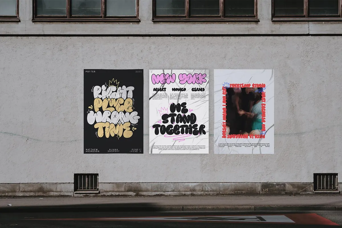 Holymoly Bubble Graffiti Display Font