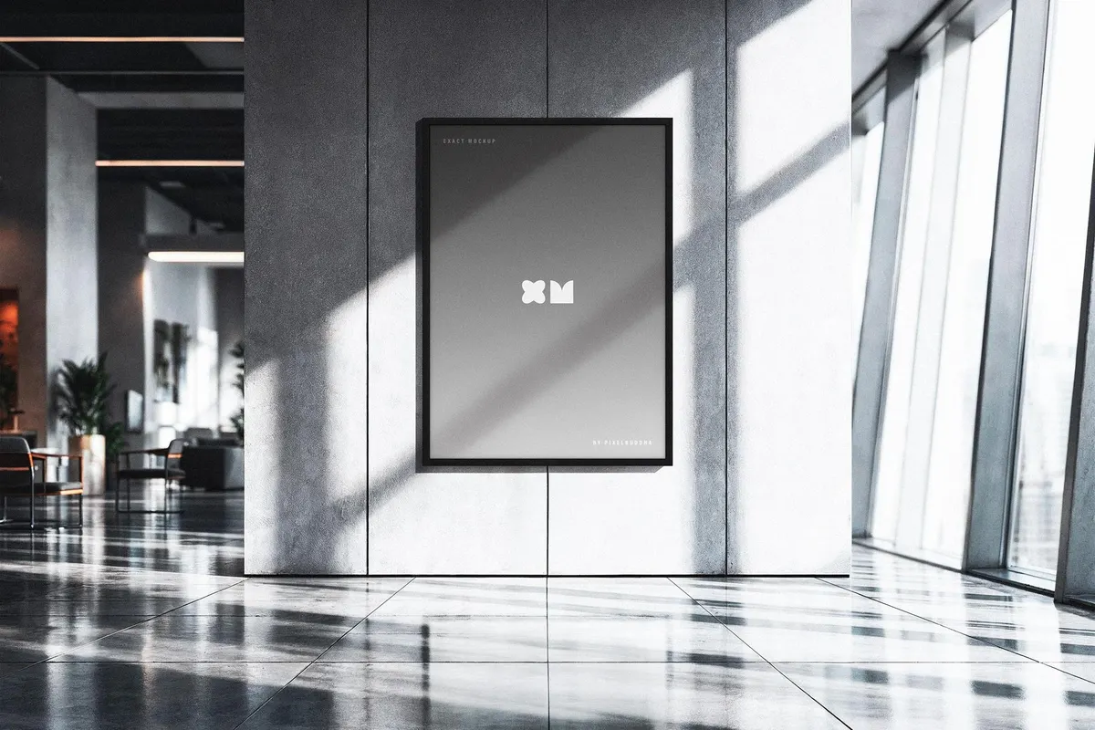 Office Poster Mockup