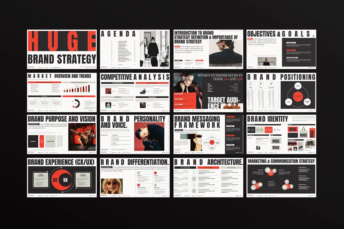 HUGE - Brand Strategy Presentation Template