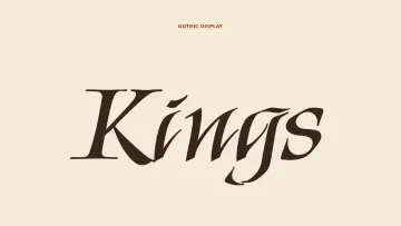 Kings - Ornamental Gothic Font