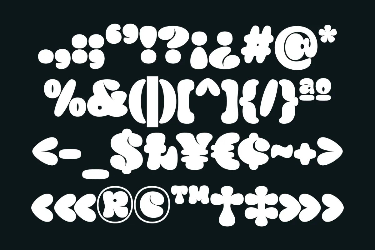 Kren - Graffiti Bubble Font