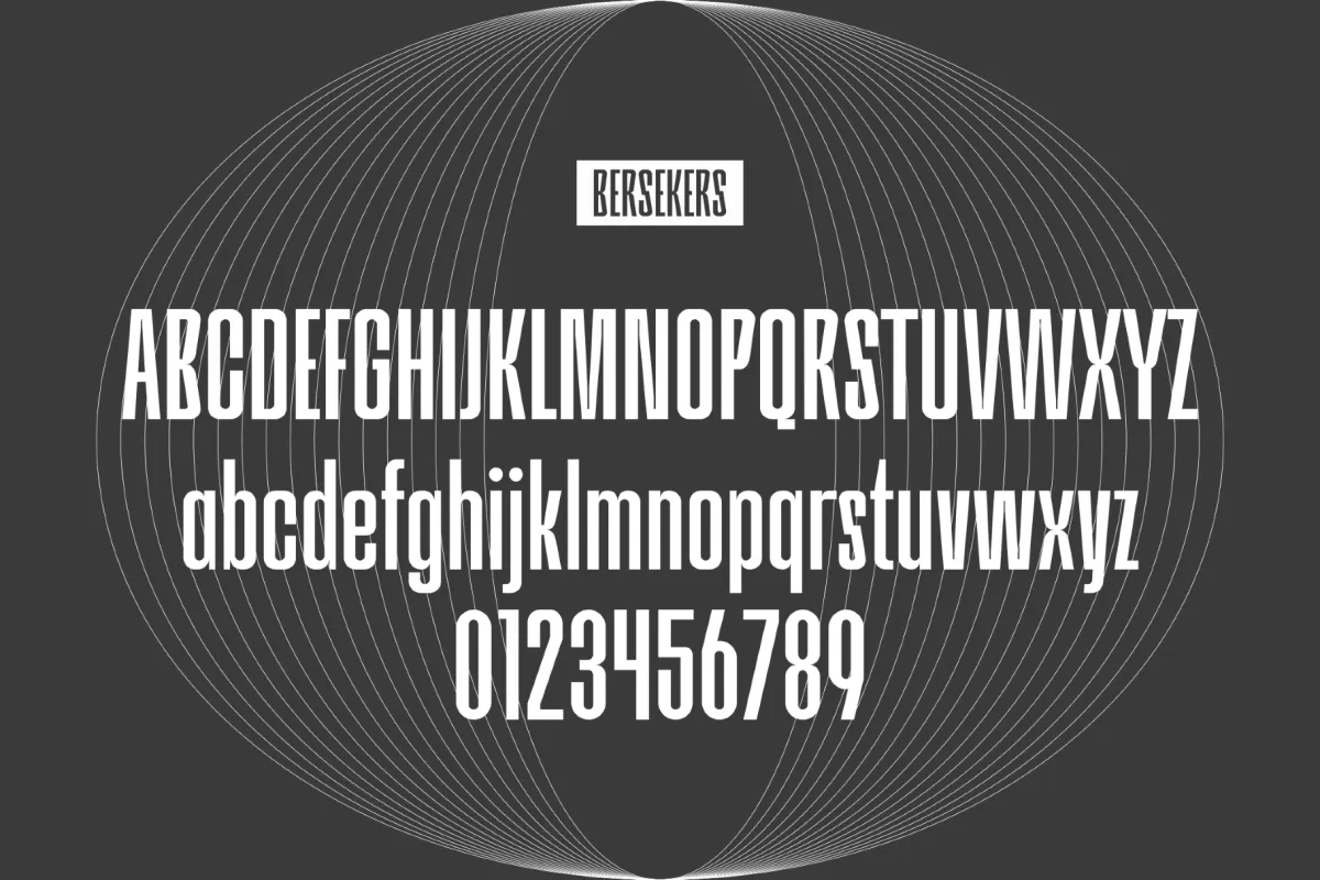 Bersekers - Urban Condensed Font