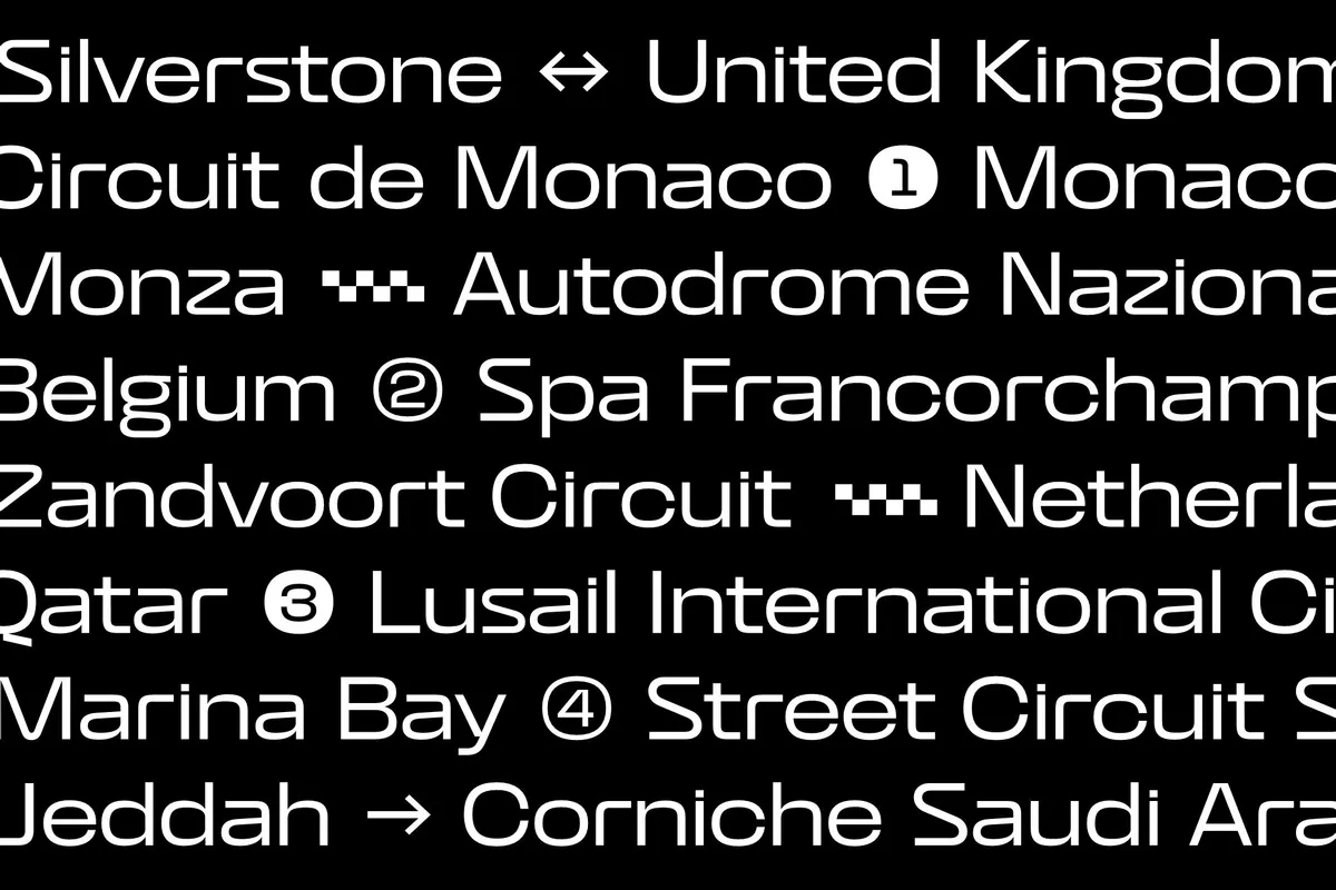 Roda - Wide Rounded Sans Serif Font Family