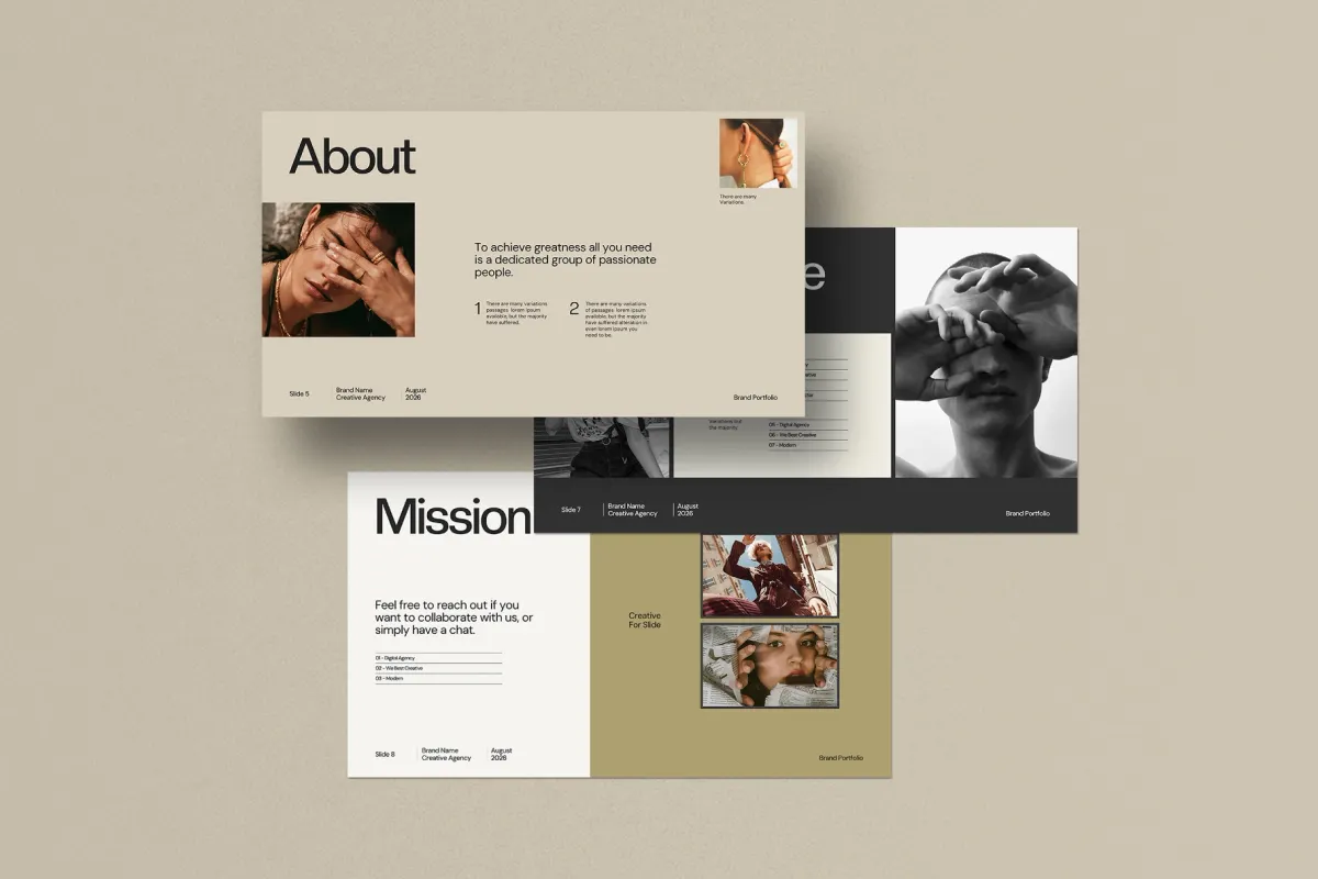Brand Portfolio Template