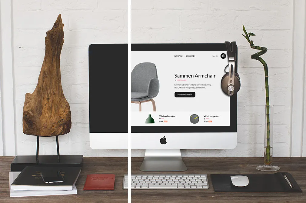 2 Hip Desktop Mockups