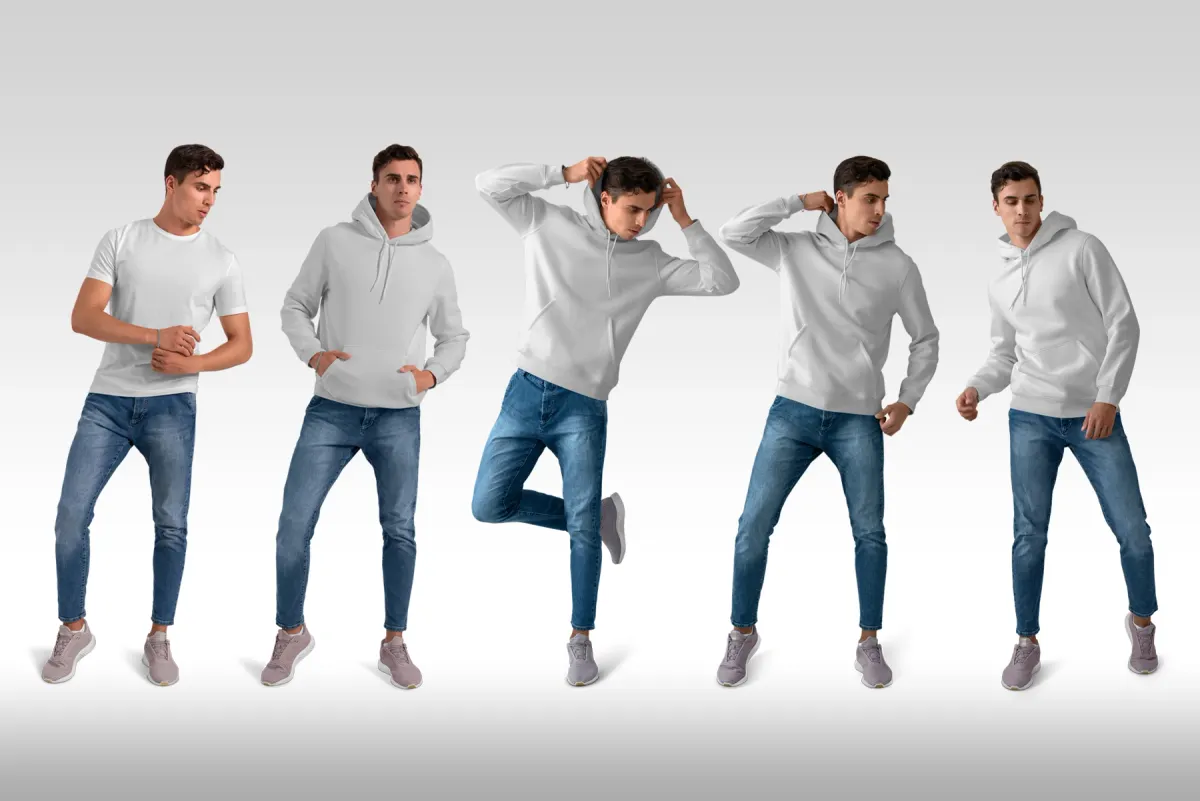 Isolated Apparel Mockups Bundle vol.2