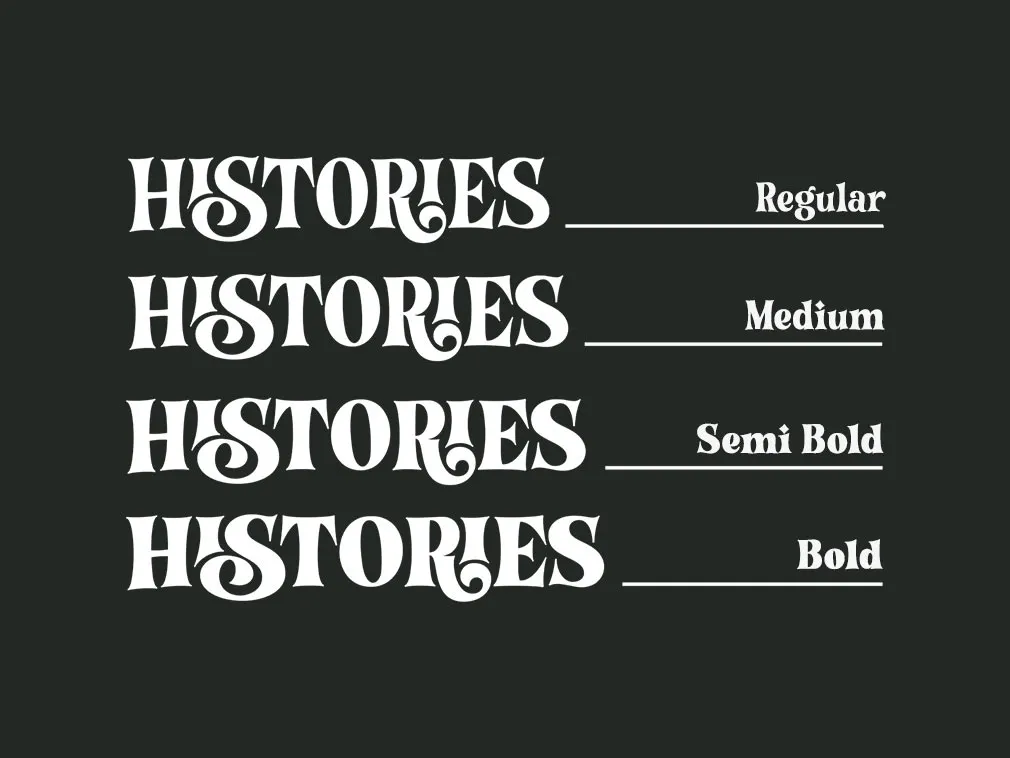 Histories: Fairytale Display Font