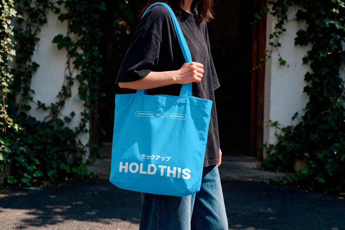 Shopper Tote Bag Mockup