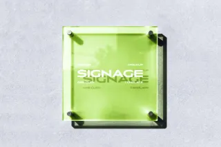 Acrylic Sign Mockup