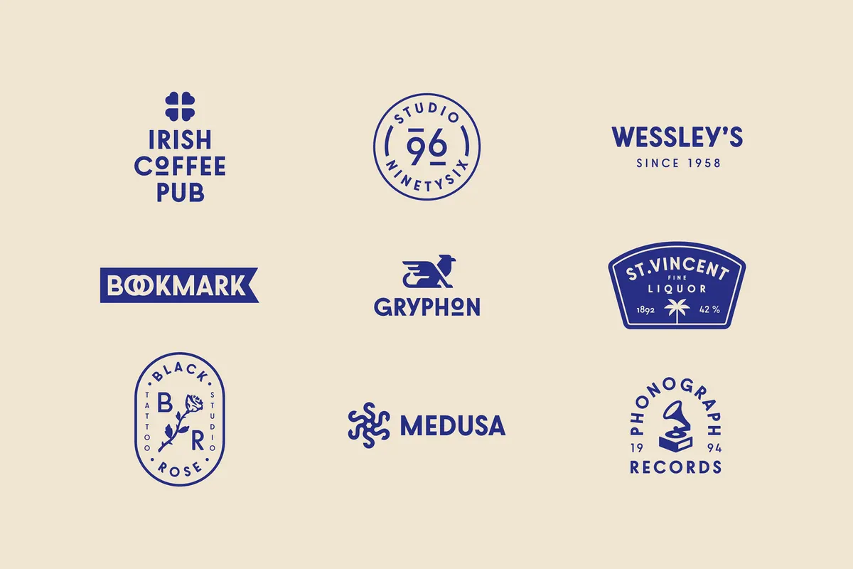 Brosqua Geometric Display Fonts