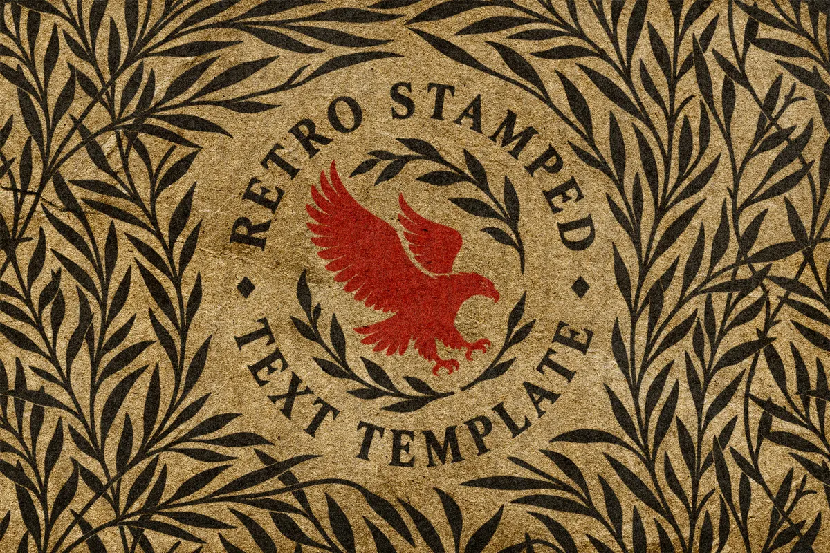 Retro Stamped Text Effect | Pixelbuddha