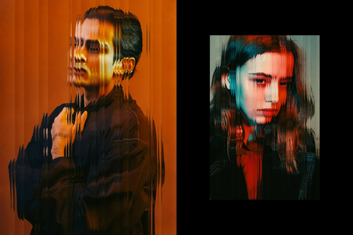 Glass Photo Effect