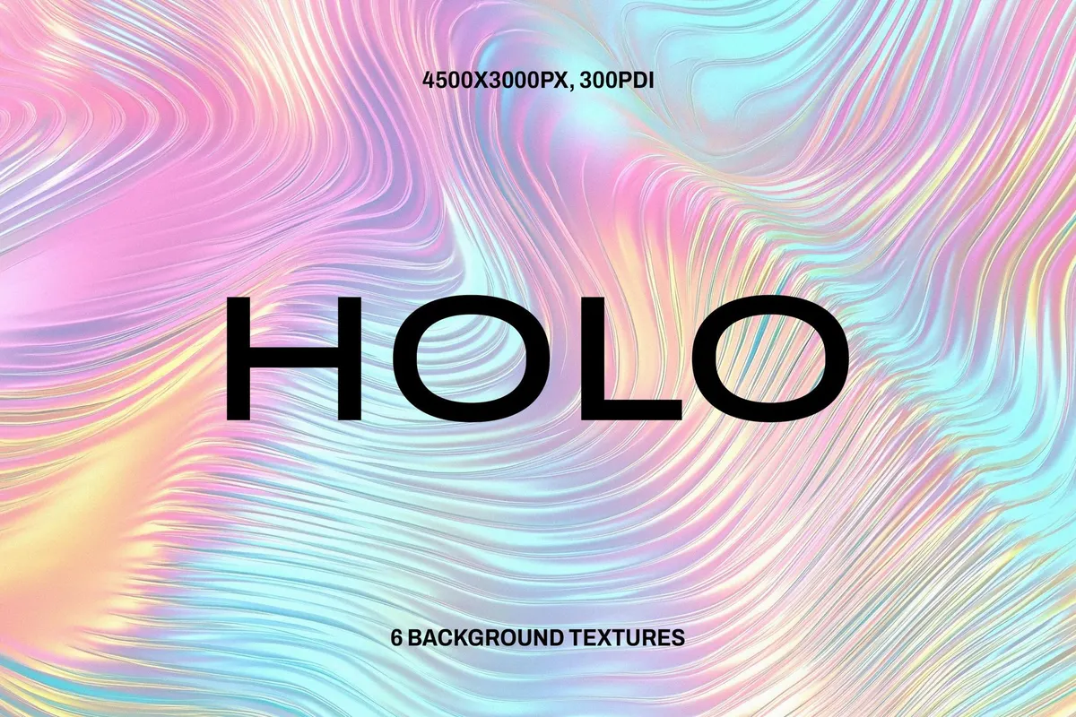 Ribbed Holographic Textures
