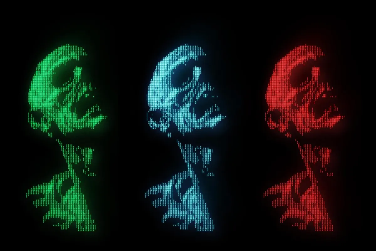 Analog Retro-Futuristic Monitor Effect