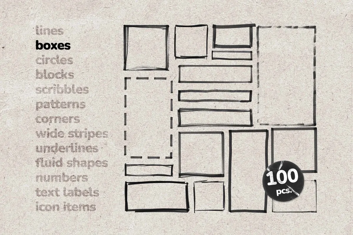 1300+ MARKER ELEMENTS