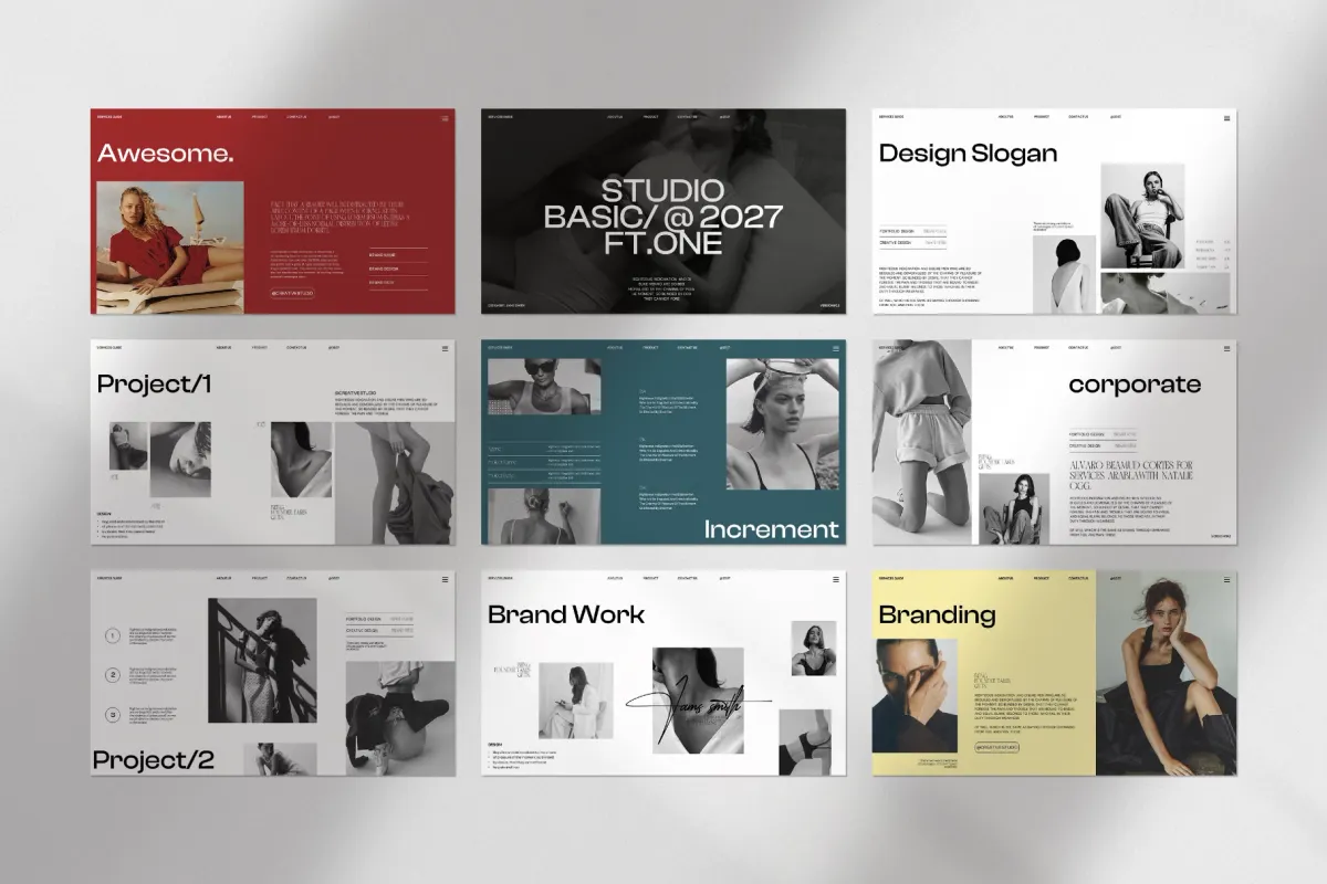 Brand Portfolio Somi Presentation Template