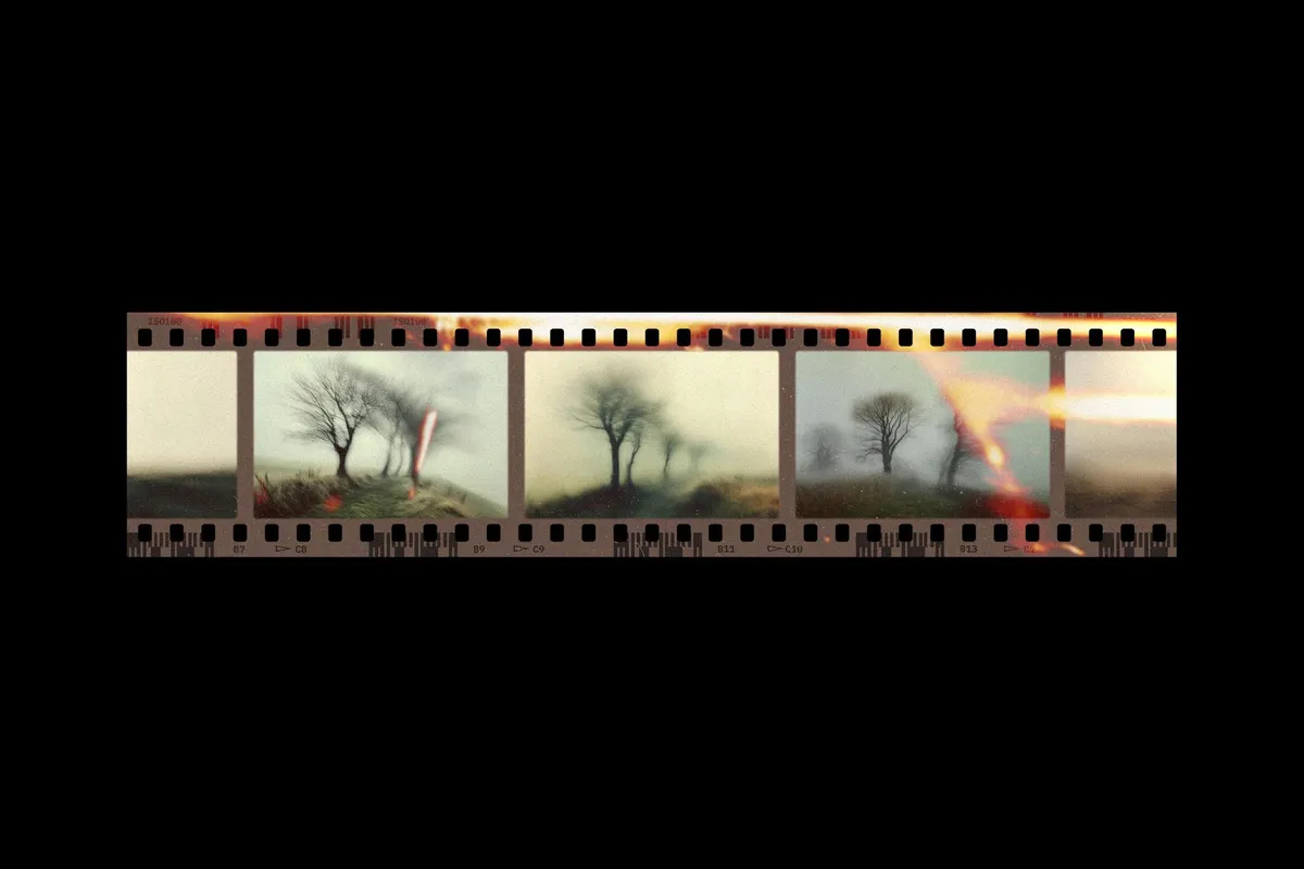 Vintage Film Frames Mockups