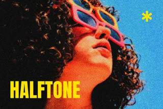 Comic Halftone Photo Effect